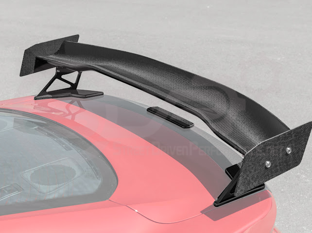 2024-UP FORD MUSTANG S650 COUPE | APR STYLE CARBON FIBER REAR HIGH WING SPOILER